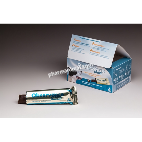 OBSERVENCE CHIEN BARRES B/6*25 G